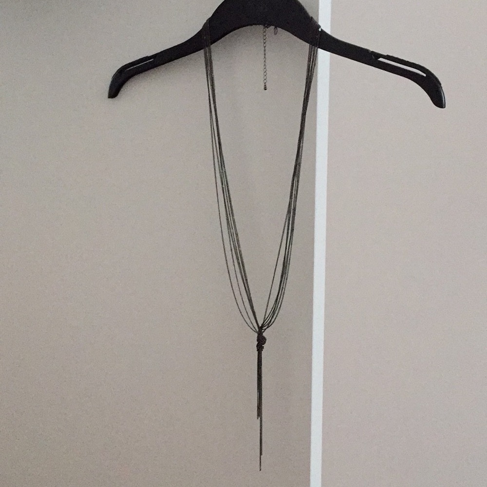 Gunmetal Chain Necklace